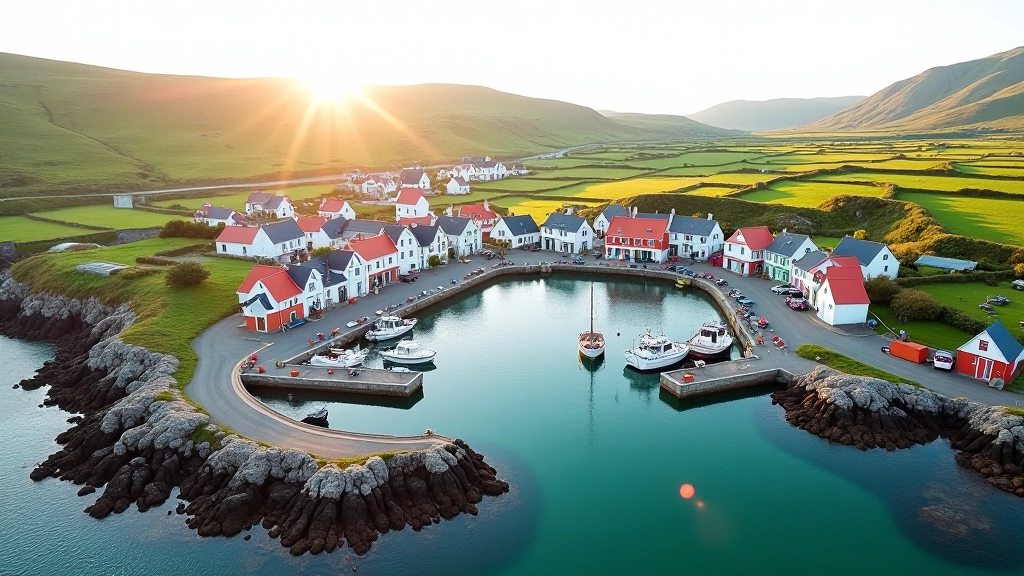 Roundstone coastal village and bay